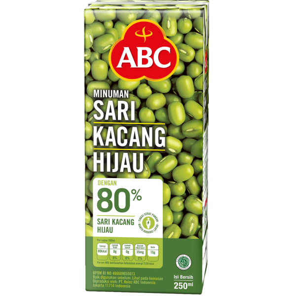 ABC Mung bean drink 250ml (24) (Whole box)