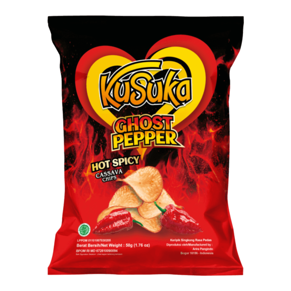 KUSUKA Cassava chips Ghost pepper 50gr (20)