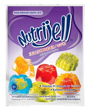 NUTRIJELL Jelly Poeder Druiven 15gr (12)