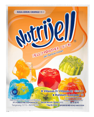 NUTRIJELL Jelly Powder Sinaasappel 15gr (12)