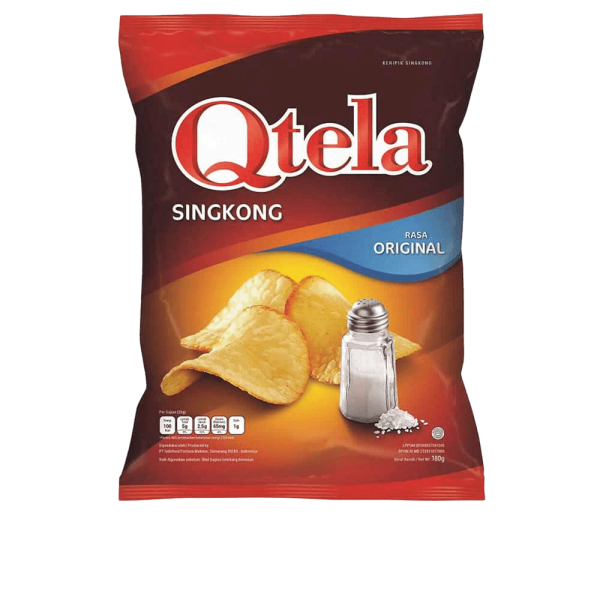 QTELA Cassava Chips Original 180gr (12)